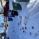 Debris on Backlane at 4353 Vauxhall Crescent NW Northwest Calgary