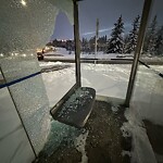 Bus Stop - Shelter Concern at 2506 33 Av SW