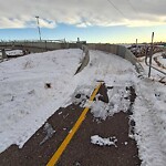 Snow On City Road at 845 R Deerfoot Trail Se, Calgary, Ab T2 E, Canada