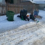 Debris on Backlane at 40 Falworth Pl NE