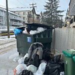 Debris on Backlane at 727 56 Av SW