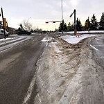 Snow On City Road at 599 Strathcona Bv SW