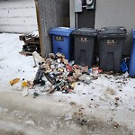 Debris on Backlane at 2715 28 Av SW