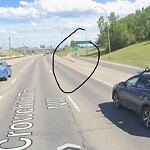 Sign on Street, Lane, Sidewalk - Repair or Replace at 4957 Crowchild Tr NW