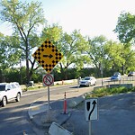 Sign on Street, Lane, Sidewalk - Repair or Replace at 1029 4 Av SW