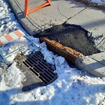 Sidewalk or Curb - Repair at 201 28 Av NE