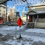 Sign on Street, Lane, Sidewalk - Repair or Replace at 101 14 Av SE