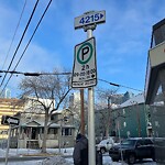 Sign on Street, Lane, Sidewalk - Repair or Replace at 1404 Centre St SE