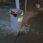 Bus Stop - Garbage Bin Concern at 161 Edgebrook Ri NW