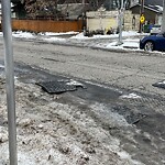 Debris on Street, Sidewalk, Boulevard at 139 10 Av NW