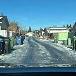 Snow On City Road at 23 Faldale Cl NE