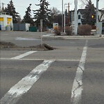 Debris on Street, Sidewalk, Boulevard at 3808 Bow Tr SW