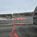 Road Repair at 8609 17 Av SW