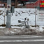 Debris on Street, Sidewalk, Boulevard at 1639 11 Av SW