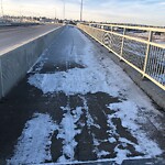 Snow On City - Maintained Sidewalk at 796 96 Av NE