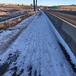 Snow On City - Maintained Sidewalk at 796 96 Av NE