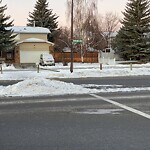 Snow On City Road at Woodview Dr SW Southwest Calgary Calgary