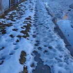 Snow On City - Maintained Sidewalk at 104 Ventura Wy NE