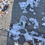 Debris on Street, Sidewalk, Boulevard at 2602 24 A St SW