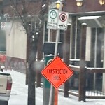 Sign on Street, Lane, Sidewalk - Repair or Replace at 899 Centre St SW