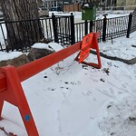 Debris on Street, Sidewalk, Boulevard at 211 10 A St NW