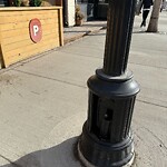 Streetlight Damage at 732 17 Av SW