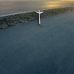 Sign on Street, Lane, Sidewalk - Repair or Replace at 1593 210 Av SE