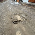 Backlane Maintenance at 99 Beaconsfield Ri NW