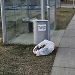 Bus Stop - Garbage Bin Concern at 3405 Spruce Dr SW