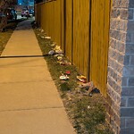 Debris on Street, Sidewalk, Boulevard at Eb Taravista Dr @ Saddletowne Ci NE