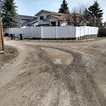 Backlane Maintenance at 287 Scenic Park Pl NW Scenic Acres
