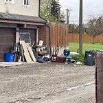 Debris on Backlane(OLD) at 270 Dovercliffe Wy SE