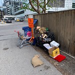 Debris on Backlane(OLD) at 513 13 Av SW