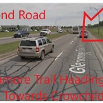 On-Street Bike Lane - Repair at Glenmore Trail SW Calgary Ab