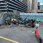 Debris on Street, Sidewalk, Boulevard at 915 4 St SW