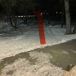 Snow On City - Maintained Sidewalk at 5698 Bowness Rd NW