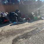 Debris on Backlane at 521 13 Av SW