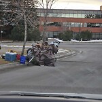 Debris on Backlane at 1725 32 Ave Ne, Calgary, Ab T2 E 7 C8, Canada