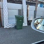 Debris on Backlane at 142 Templehill Dr NE