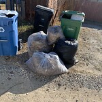 Debris on Backlane at 87 Falworth Wy NE