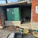 Debris on Backlane at 1055 20 Av NW
