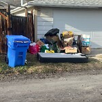 Debris on Backlane at 3308 Rutland Rd SW