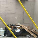 Debris on Backlane at 3504 17 Av SE