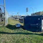 Debris on Backlane at 3419 17 Av SE